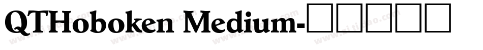 QTHoboken Medium字体转换